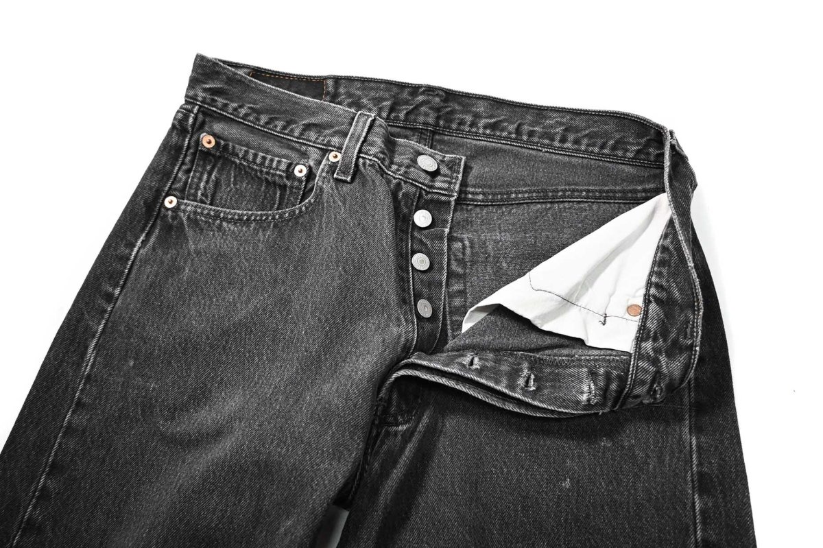 画像6: 95' Used Levi's 501 Denim Pants Black made in USA リーバイス (6)