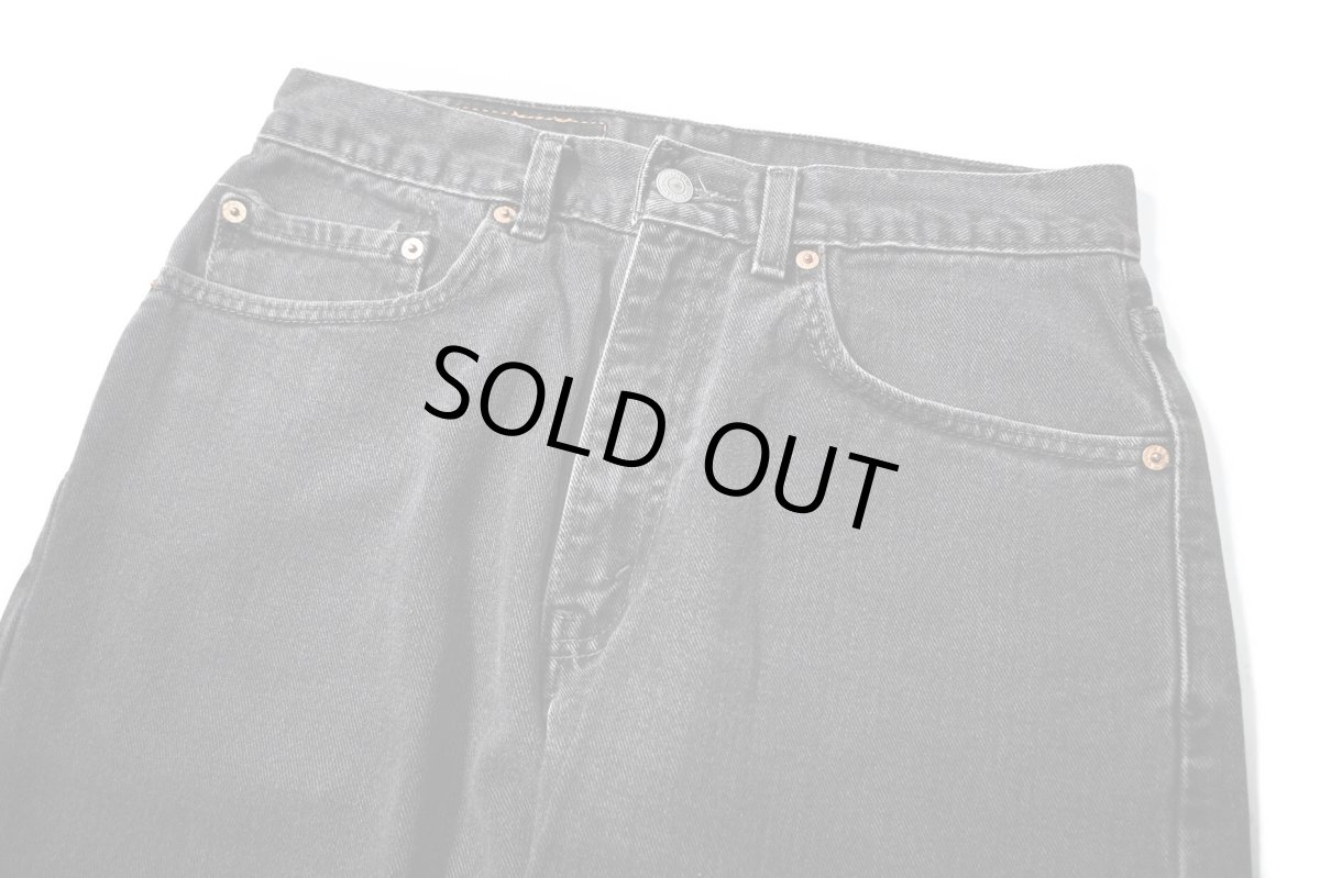画像2: 01' Used Levi's 505 Denim Pants Black リーバイス (2)