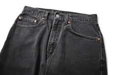 画像2: 01' Used Levi's 505 Denim Pants Black リーバイス (2)