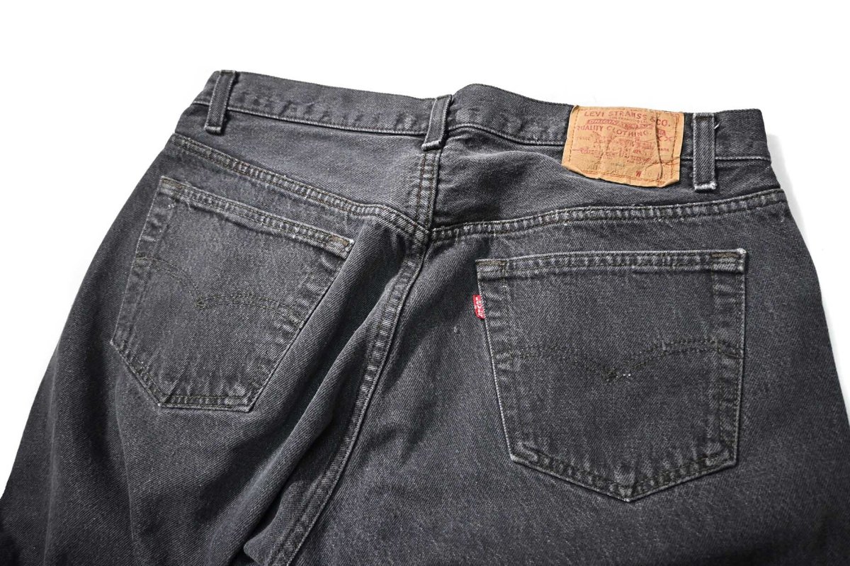 画像4: 85' Used Levi's 501 Denim Pants Black made in USA リーバイス 先染め (4)