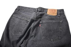 画像4: 85' Used Levi's 501 Denim Pants Black made in USA リーバイス 先染め (4)