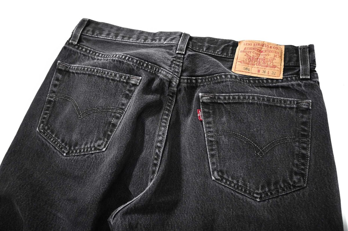 画像4: 00' Used Levi's 501 Denim Pants Black made in USA リーバイス (4)