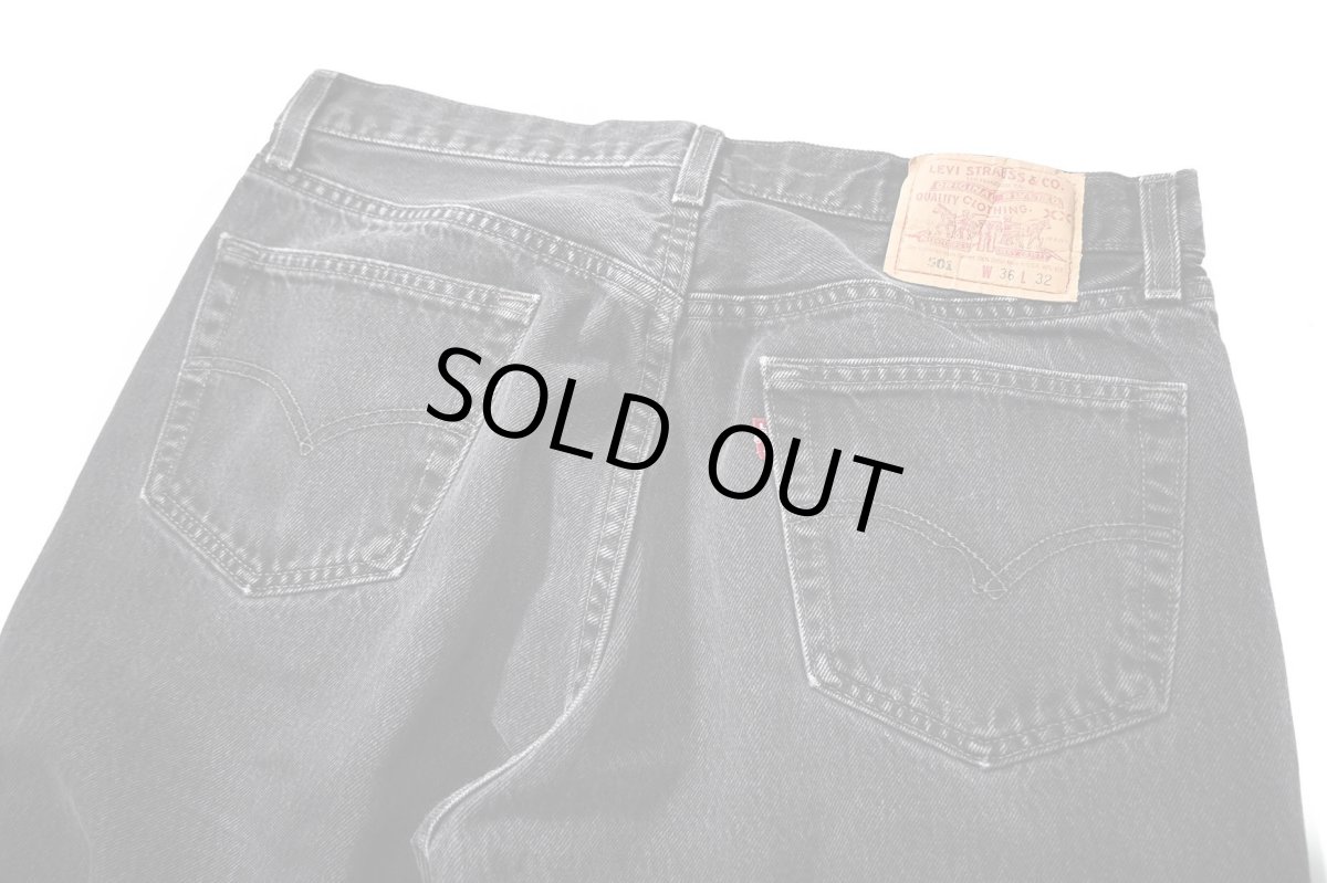 画像4: 00' Used Levi's 501 Denim Pants Black made in USA リーバイス (4)
