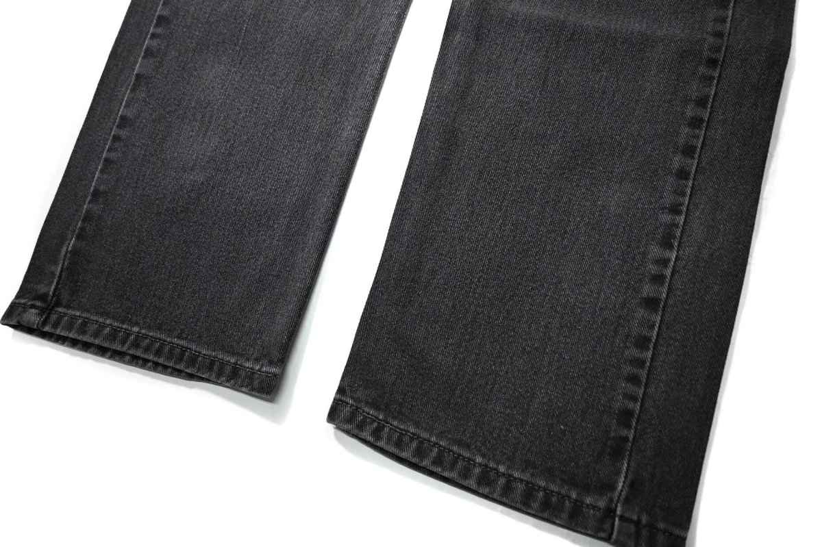 画像3: 01' Used Levi's 505 Denim Pants Black リーバイス (3)