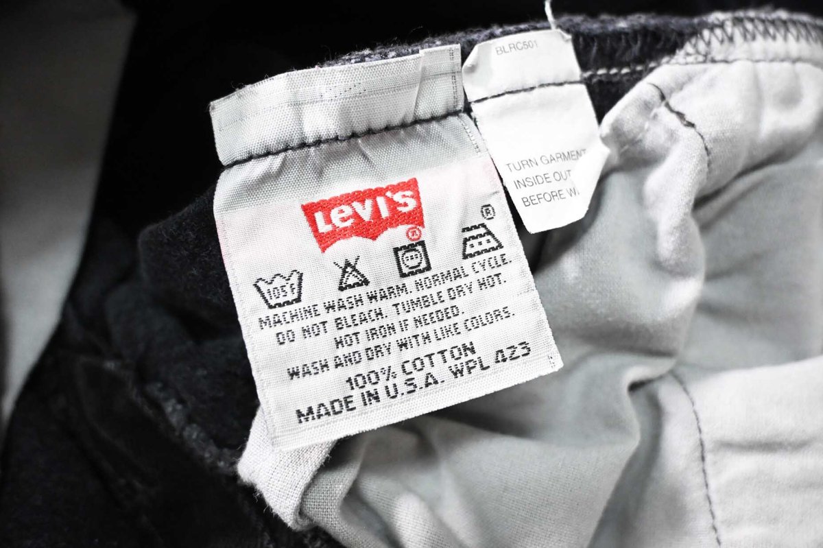 画像7: 98' Used Levi's 501 Denim Pants Black made in USA リーバイス (7)