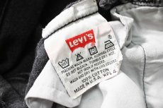 画像7: 95' Used Levi's 501 Denim Pants Black made in USA リーバイス (7)