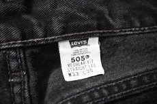 画像7: 00' Used Levi's 505 Denim Pants Black made in USA リーバイス (7)