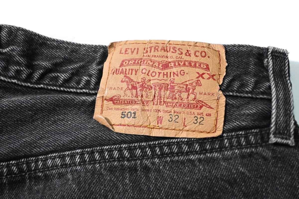 画像5: 95' Used Levi's 501 Denim Pants Black made in USA リーバイス (5)