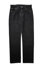 画像1: 99' Used Levi's 501 Denim Pants Black made in USA リーバイス (1)