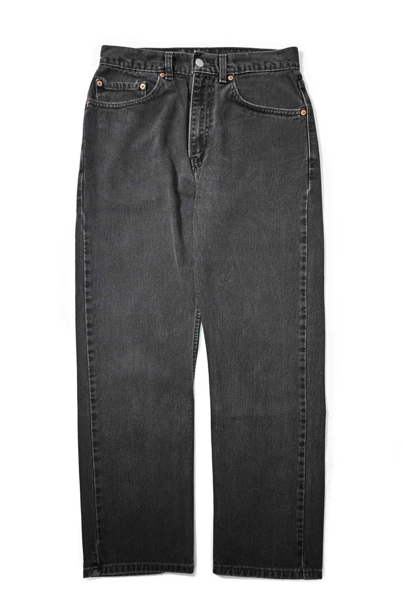 画像1: 01' Used Levi's 505 Denim Pants Black リーバイス (1)