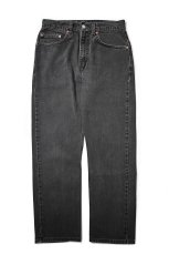 画像1: 01' Used Levi's 505 Denim Pants Black リーバイス (1)