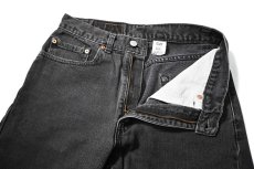 画像6: 01' Used Levi's 505 Denim Pants Black リーバイス (6)