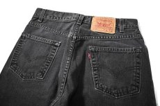 画像4: 01' Used Levi's 505 Denim Pants Black リーバイス (4)
