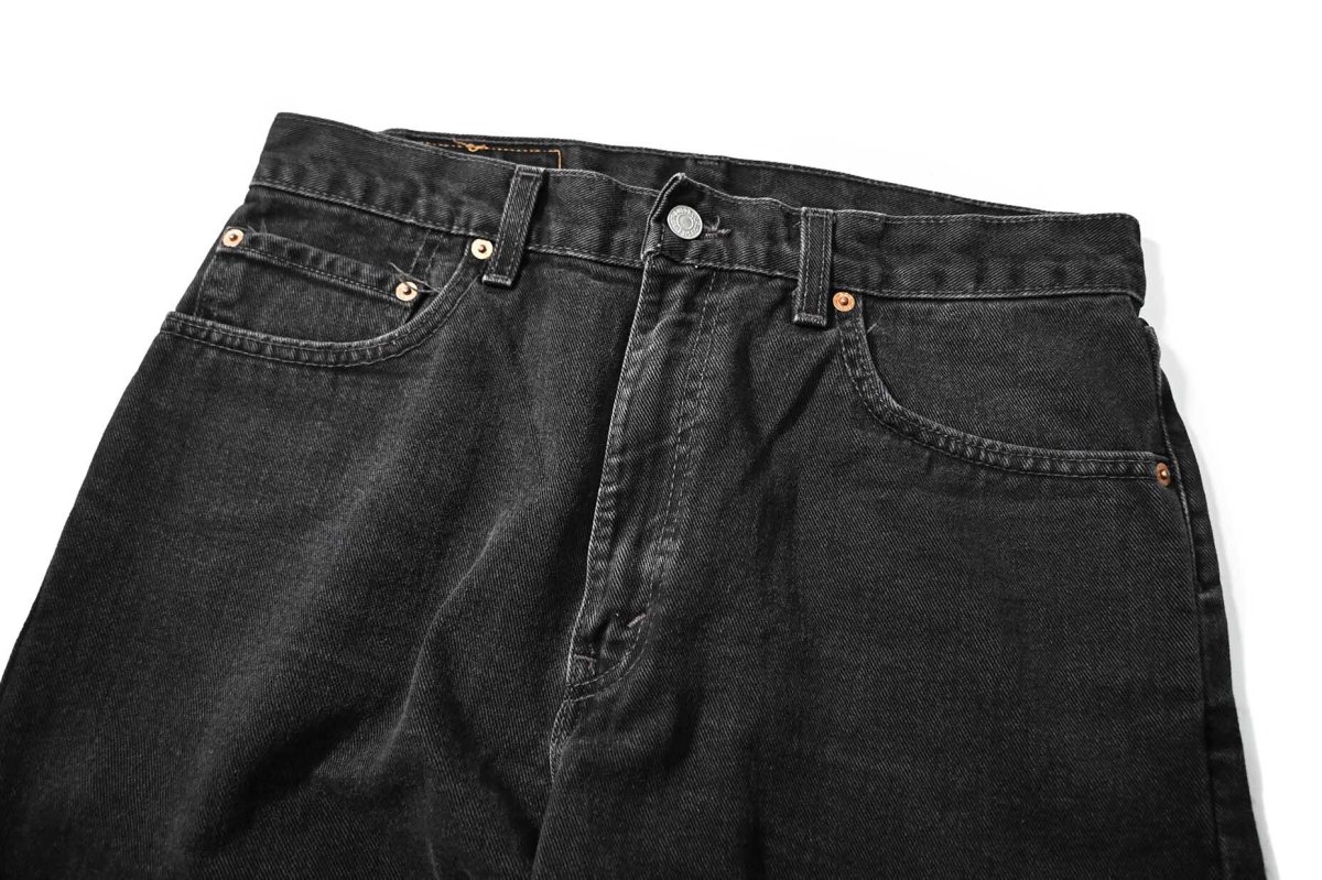 画像2: 00' Used Levi's 505 Denim Pants Black made in USA リーバイス (2)