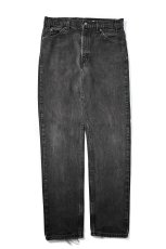 画像1: 95' Used Levi's 505 Denim Pants Black made in USA リーバイス (1)