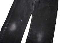 画像4: Used Levi's 501 Denim Pants Black リーバイス (4)