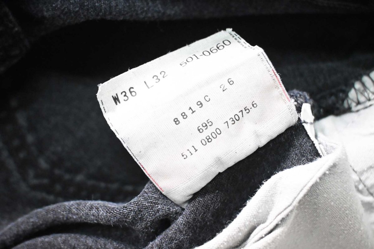 画像8: 00' Used Levi's 501 Denim Pants Black made in USA リーバイス (8)