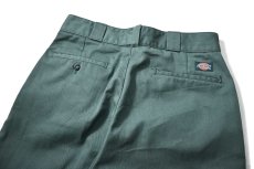 画像4: 90s Used Dickies 874 Work Pants Cut Off Lincoln Green made in USA (4)