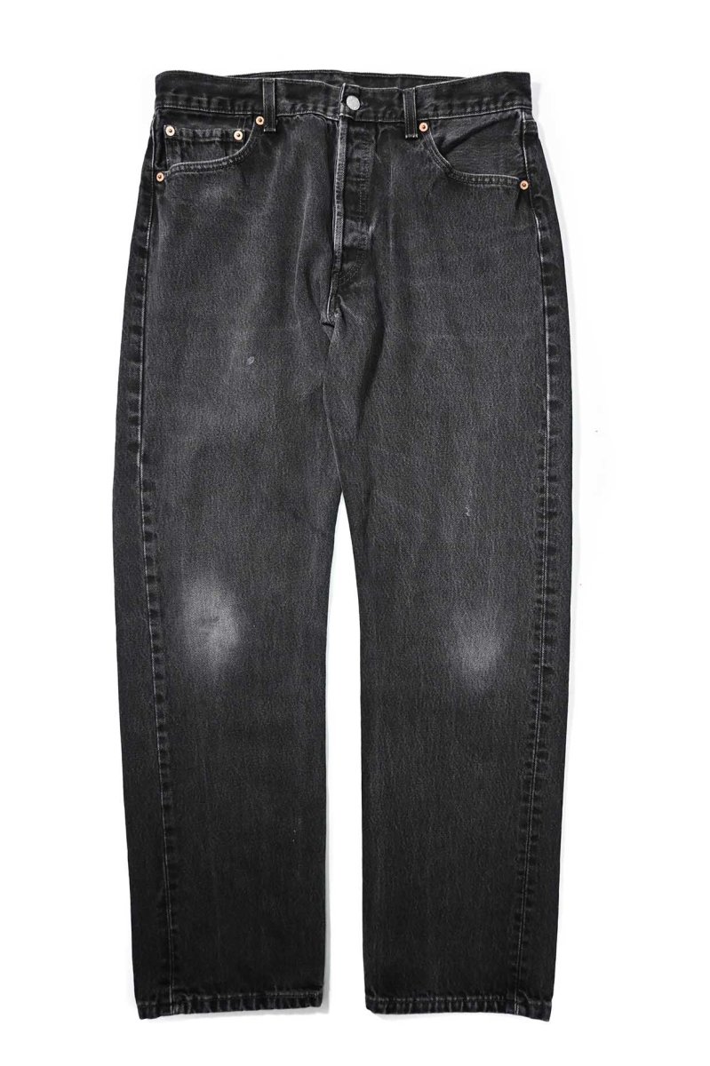 画像1: 00' Used Levi's 501 Denim Pants Black made in USA リーバイス (1)