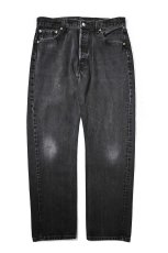 画像1: 00' Used Levi's 501 Denim Pants Black made in USA リーバイス (1)