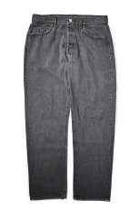 画像1: 85' Used Levi's 501 Denim Pants Black made in USA リーバイス 先染め (1)