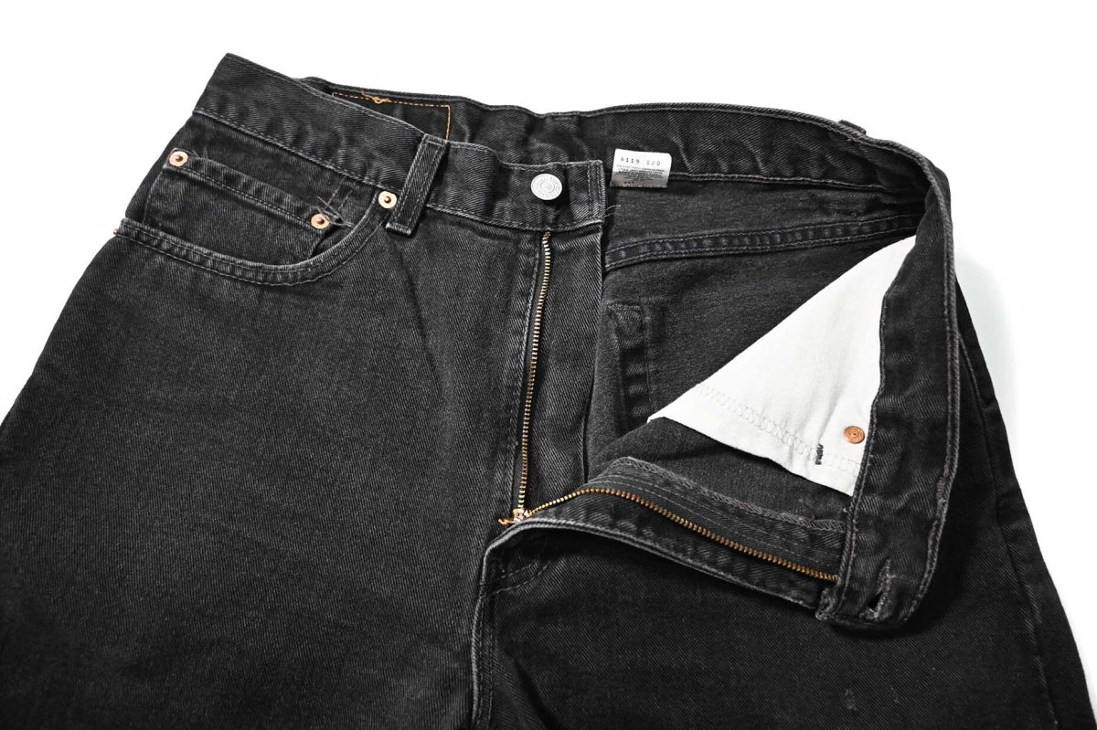 画像6: 00' Used Levi's 505 Denim Pants Black made in USA リーバイス (6)