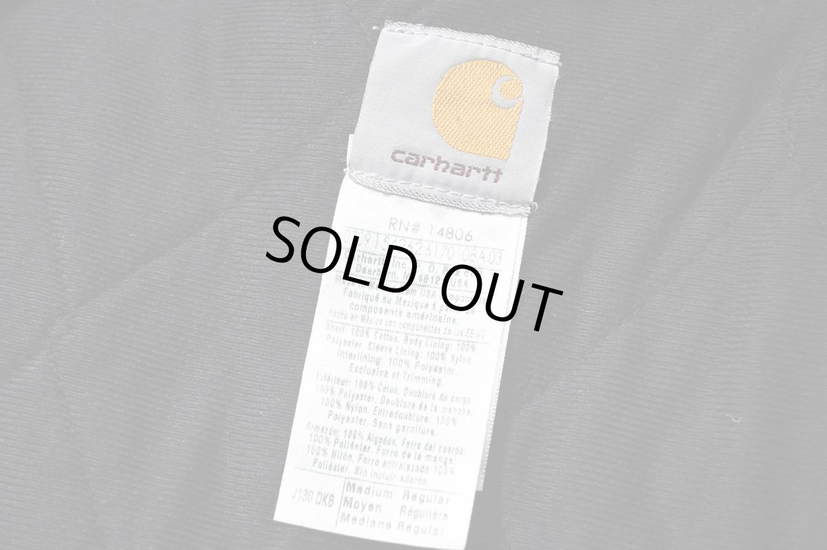 画像6: 09' Used Carhartt Quilted Flannel Lined Active Jacket Dark Brown (6)
