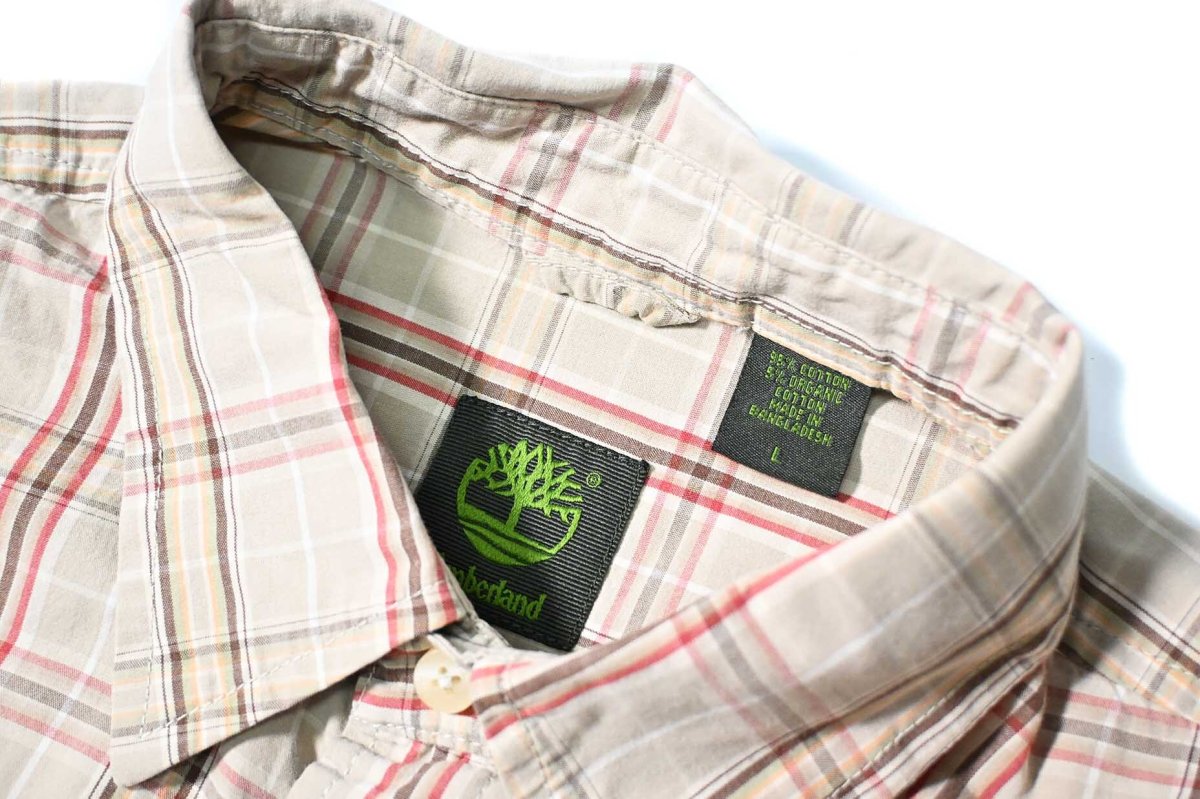 画像3: Used Timberland Plaid Shirt (3)
