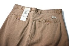 画像4: 90s Deadstock EZ's Haggar Pleated Trouser Brown (4)