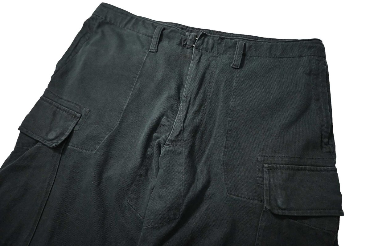 画像2: 90-00s Used Polo Ralph Lauren Military Sweat Cargo Pants Black ラルフローレン (2)