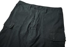 画像2: 90-00s Used Polo Ralph Lauren Military Sweat Cargo Pants Black ラルフローレン (2)