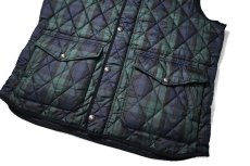 画像4: Used Polo Ralph Lauren Quilting Vest Black Watch ラルフローレン (4)