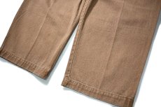 画像3: 90s Deadstock EZ's Haggar Pleated Trouser Brown (3)