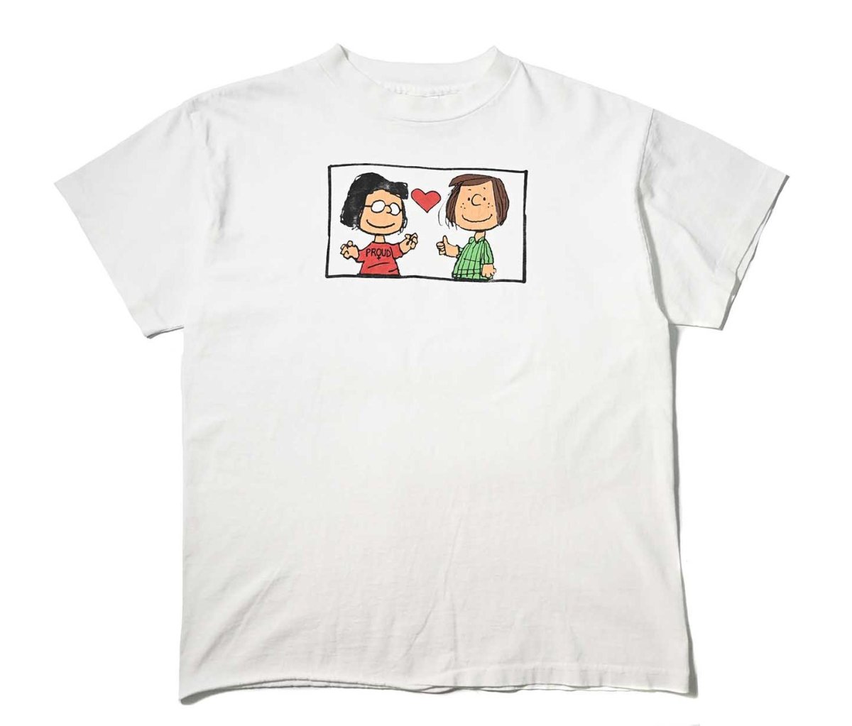 画像1: 90s Used Peanuts Print Tee made in USA (1)