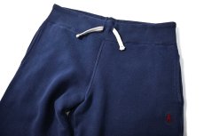 画像2: 90-00s Used Polo Ralph Lauren Sweat Pants Navy ラルフローレン (2)