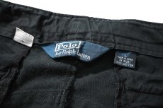 画像8: 90-00s Used Polo Ralph Lauren Military Sweat Cargo Pants Black ラルフローレン (8)