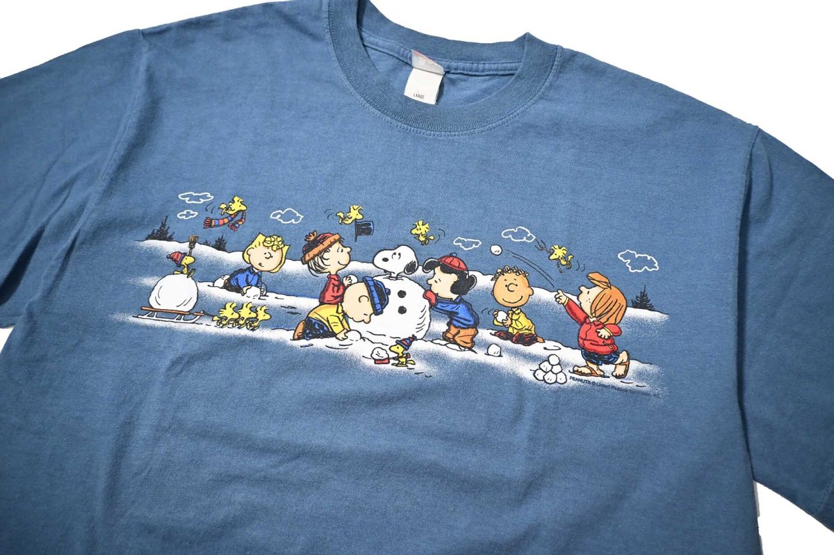 画像2: 00s Used Peanuts Print Tee (2)