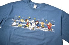画像2: 00s Used Peanuts Print Tee (2)