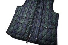 画像5: Used Polo Ralph Lauren Quilting Vest Black Watch ラルフローレン (5)