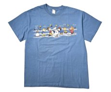 画像1: 00s Used Peanuts Print Tee (1)