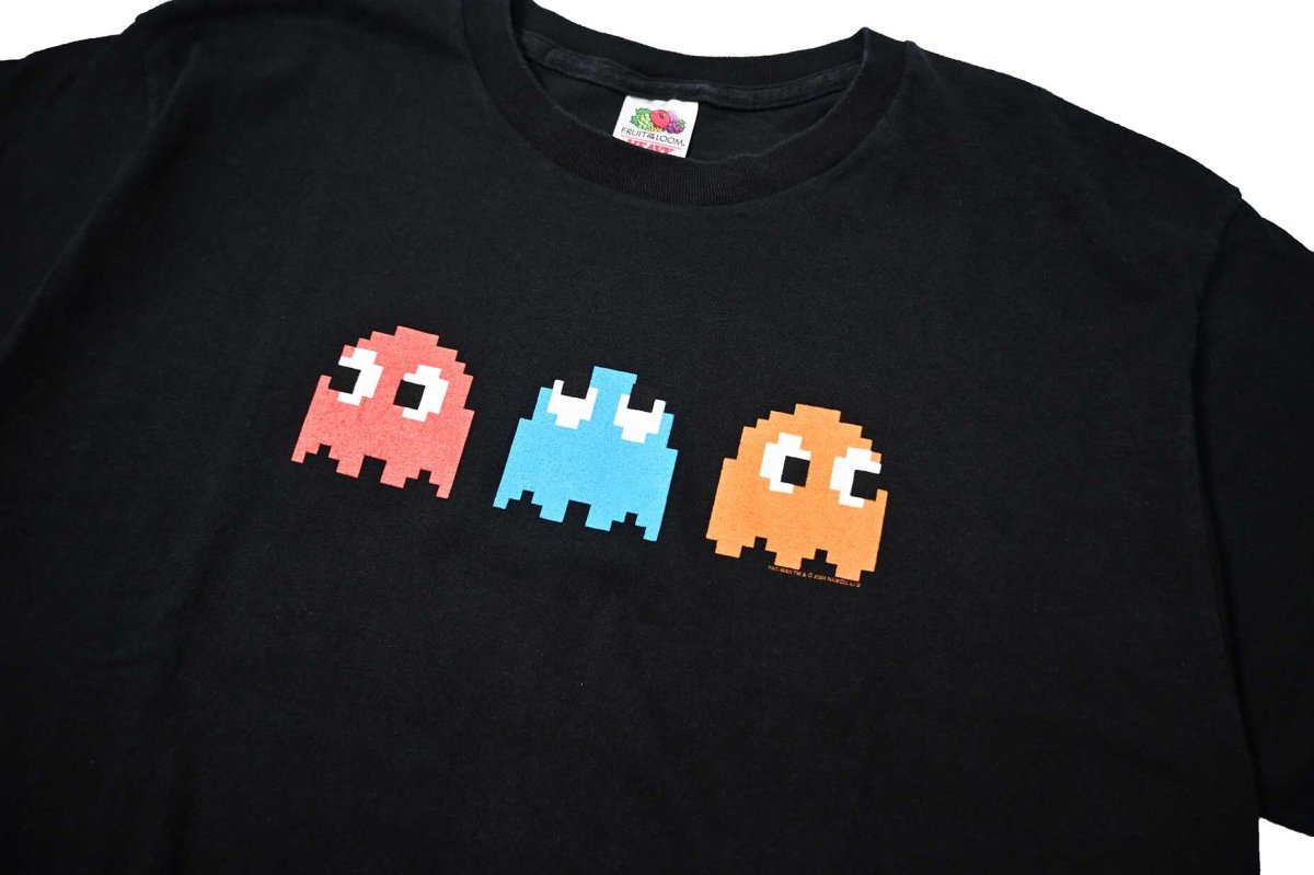 画像2: 00s Used Pac-Man Print Tee (2)