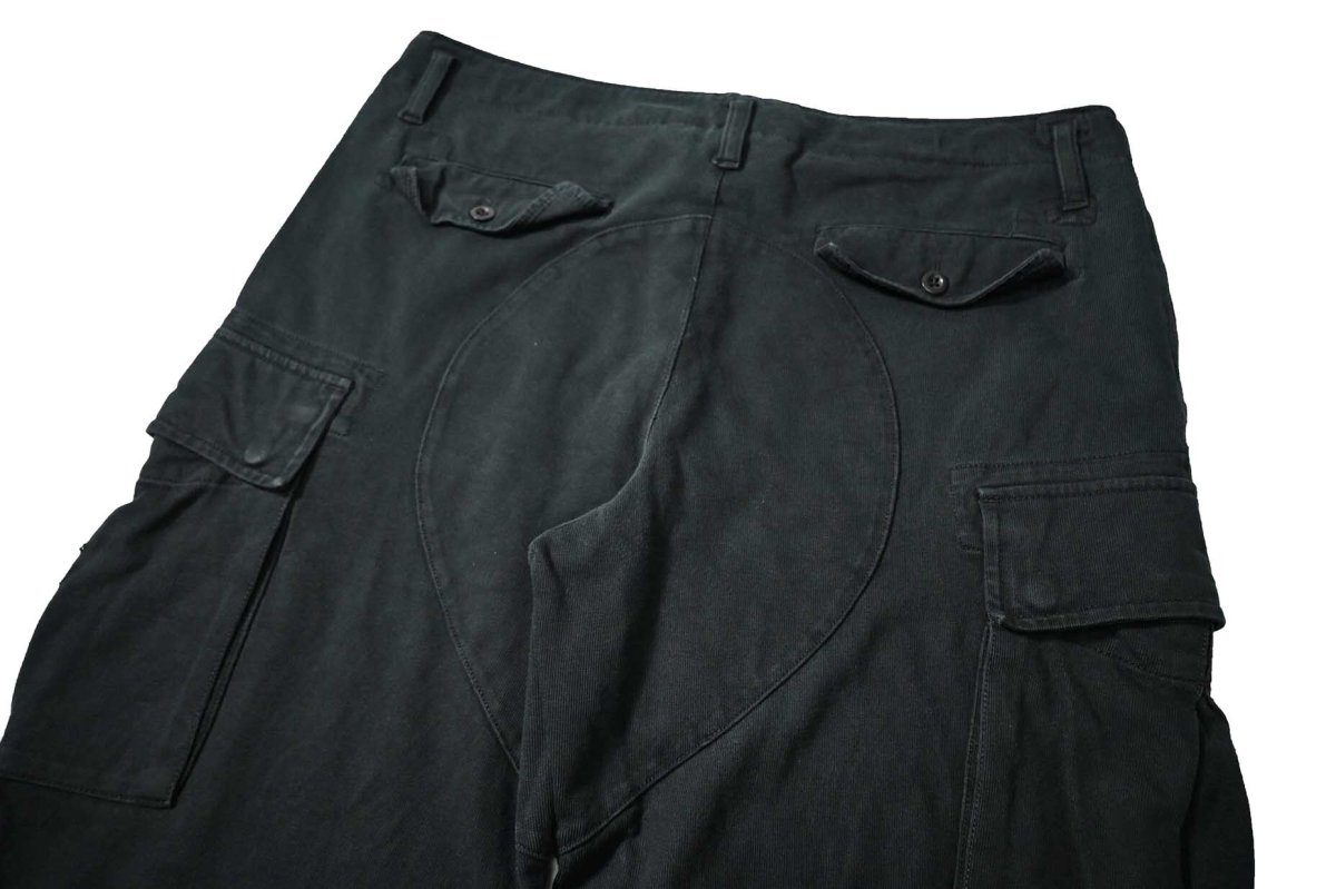 画像4: 90-00s Used Polo Ralph Lauren Military Sweat Cargo Pants Black ラルフローレン (4)