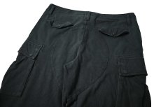 画像4: 90-00s Used Polo Ralph Lauren Military Sweat Cargo Pants Black ラルフローレン (4)