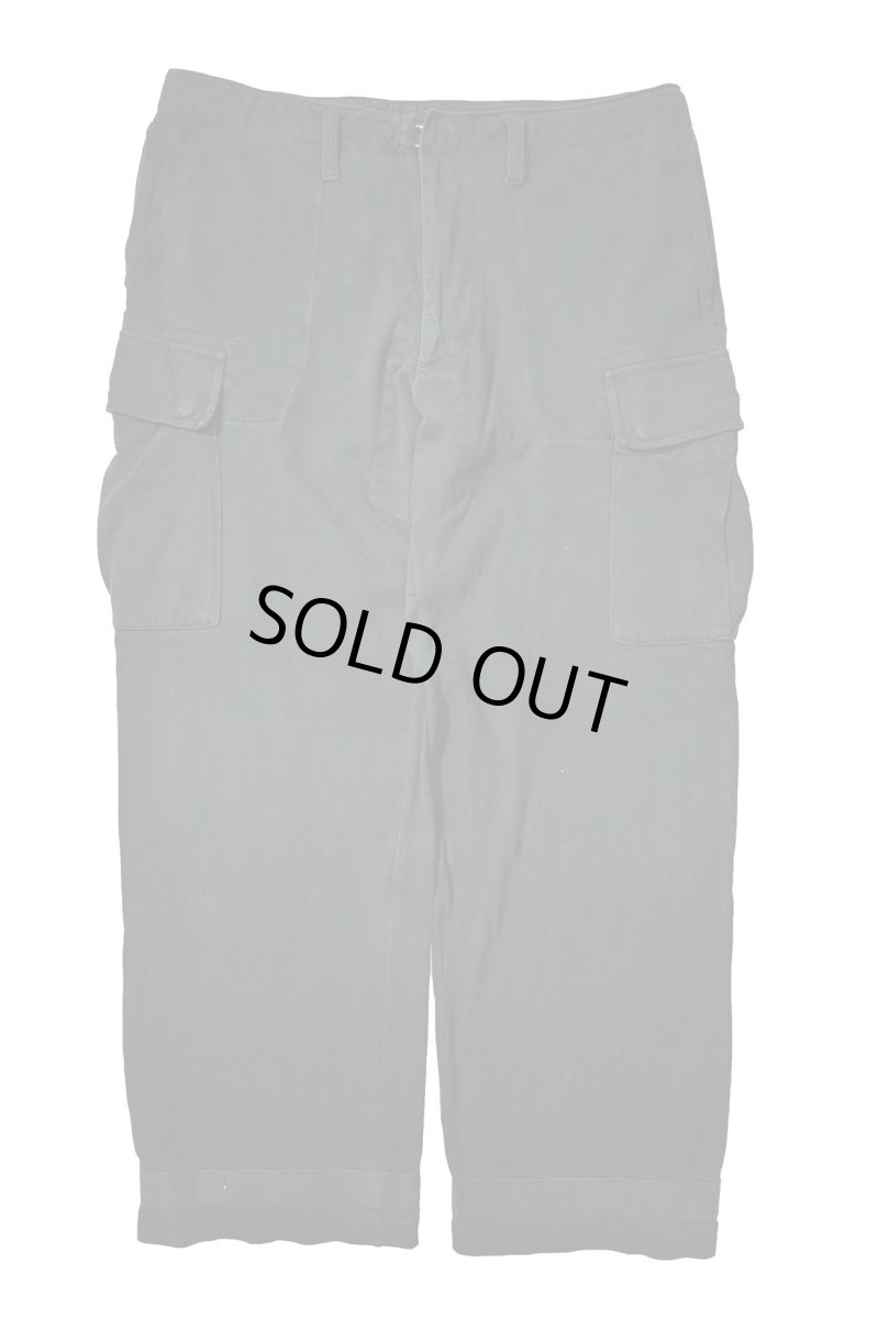 画像1: 90-00s Used Polo Ralph Lauren Military Sweat Cargo Pants Black ラルフローレン (1)