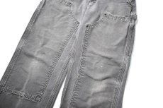 画像4: 16' Used Carhartt Duck Double Knee Carpenter Pants Gravel カーハート (4)