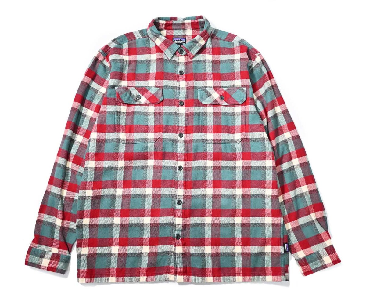 画像1: 19' Used patagonia Fjord Flannel Shirt パタゴニア (1)
