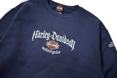 画像2: 00-10s Used Harley-Davidson Embroidered Sweat Shirt (2)