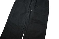 画像4: 06' Used Carhartt Duck Double Knee Carpenter Pants Black カーハート (4)