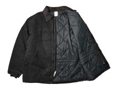 画像5: 80-90s Used Carhartt Quilt Lined Traditional Coat Black made in USA (5)