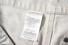 画像7: 07' Used Carhartt Duck Double Knee Carpenter Pants Tan カーハート (7)